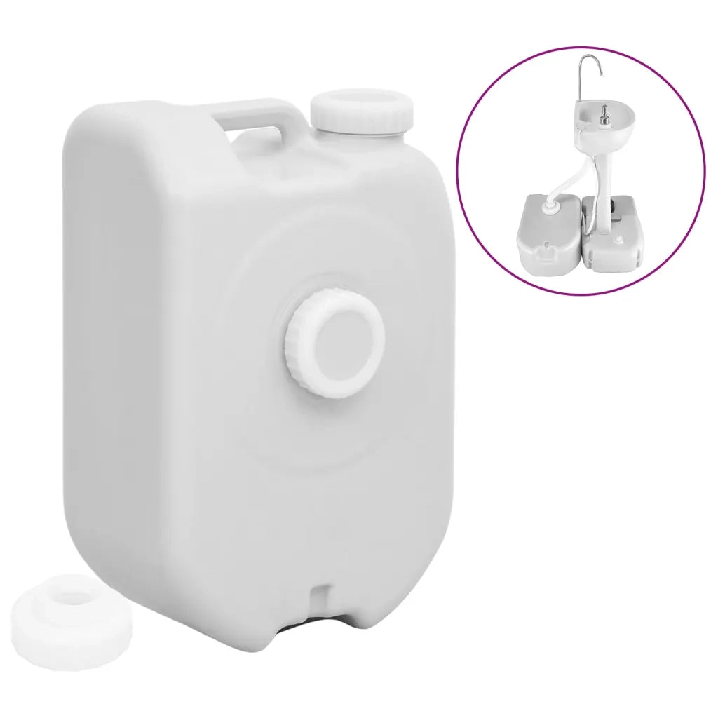 Serbatoio Acqua Portatile 24 L Grigio 154415