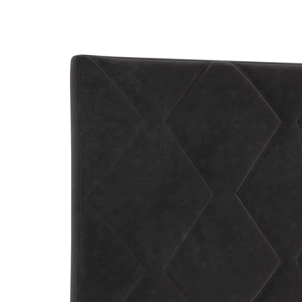 Letto con Contenitore con testiera 2 pz Nero 3458963
