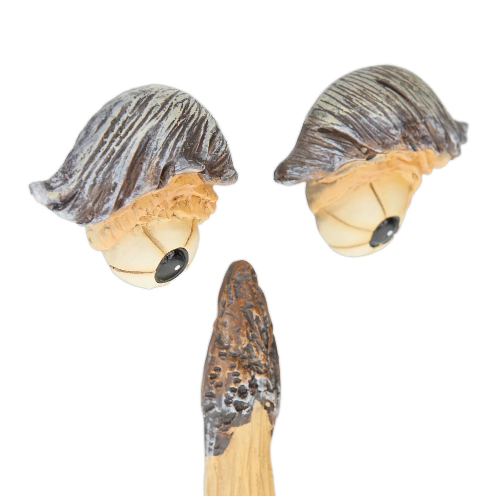 Viso decorativo tronco d'albero in pietra artificiale naturale 30 x 20 x 5 cm atmosfera da fiaba giardino 13_0013105