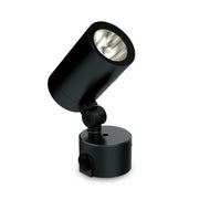 Plafoniera O-ZONE LED 19W Luce Calda 3000K Finitura Nera IP66 Ideal Lux