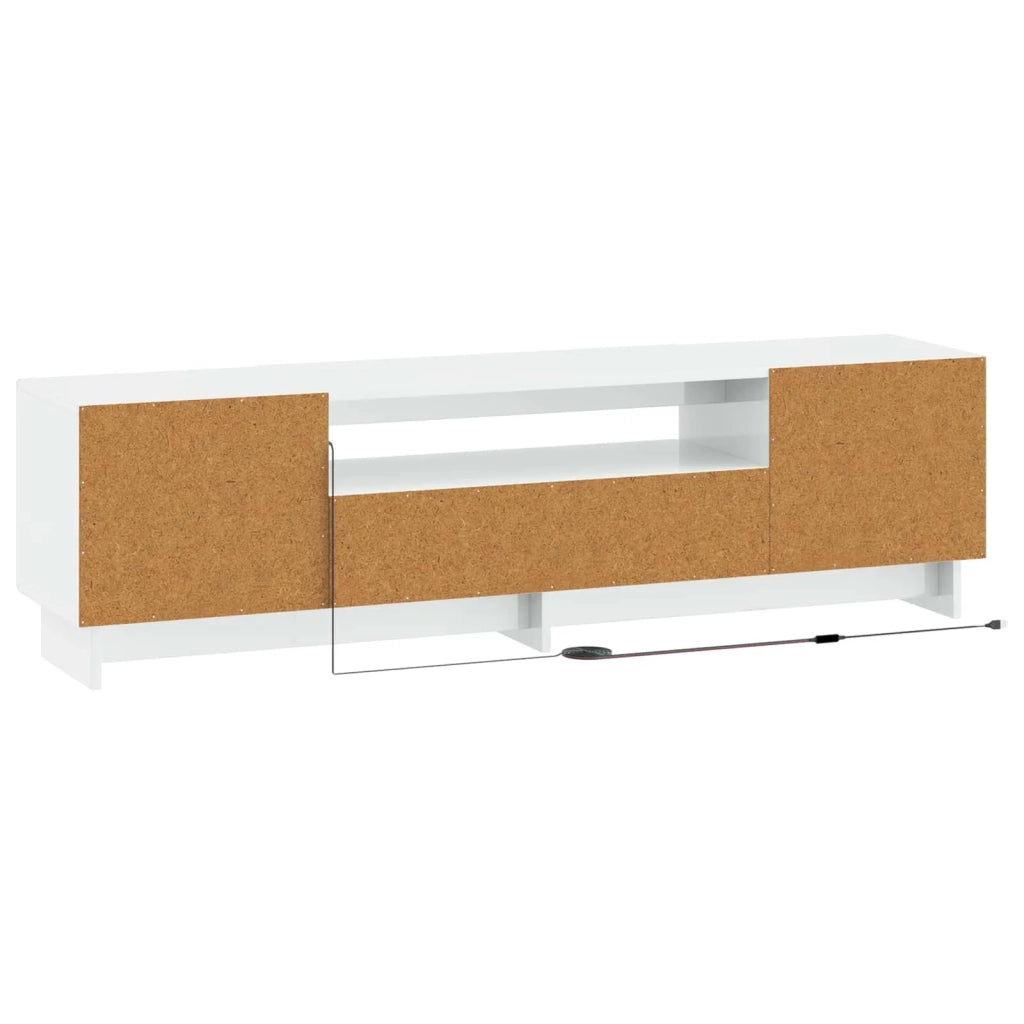 Mobile TV LED EDE 153 x 35 x 43 cm Bianco Lucido 896029