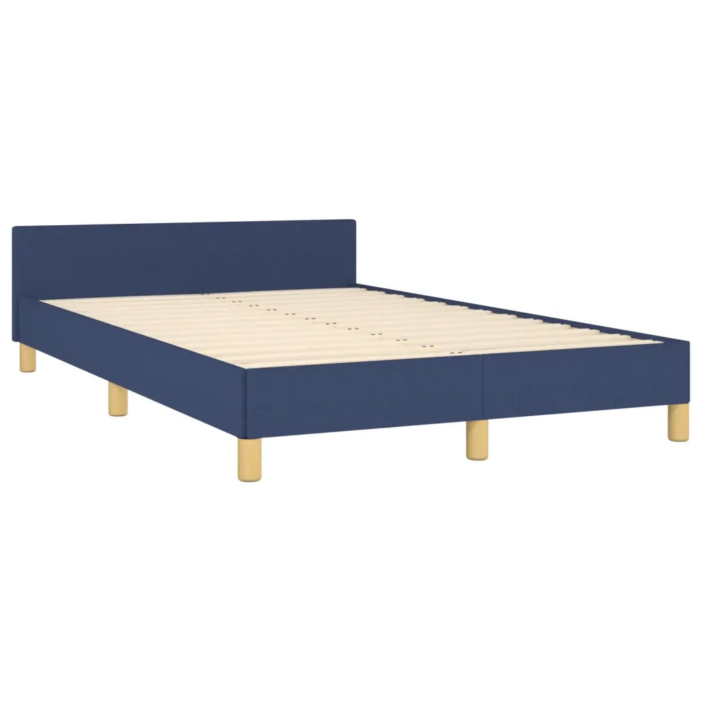 Giroletto senza Materasso Blu 120x190 cm in Tessuto