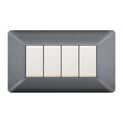 PLACCA EASY MATIX GRIGIO CHIARO 4P
