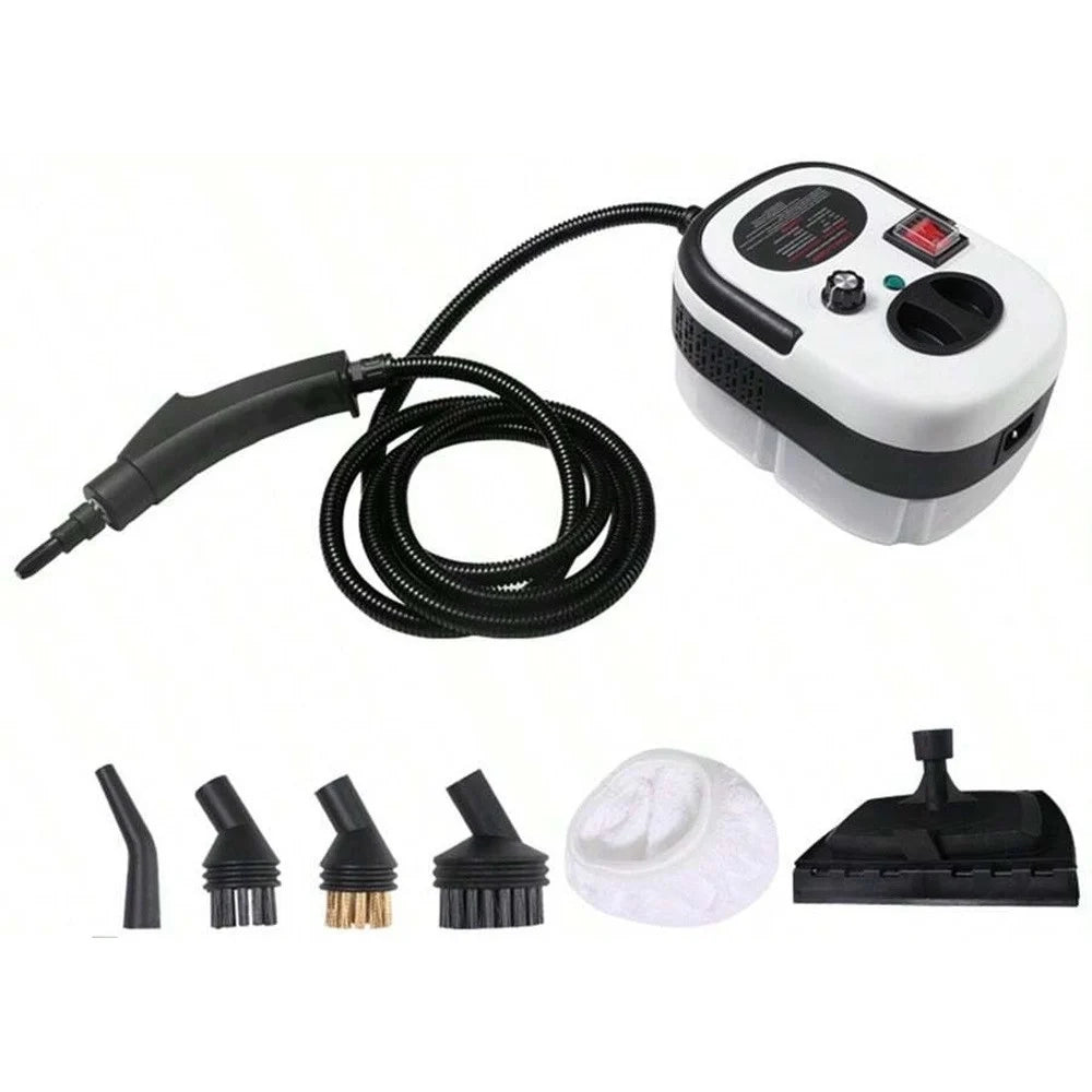 Trade Shop - Pulitore A Vapore Macchina Per Pulizia Casa Ad Alta Temperatura 2500w Multifunzionale -