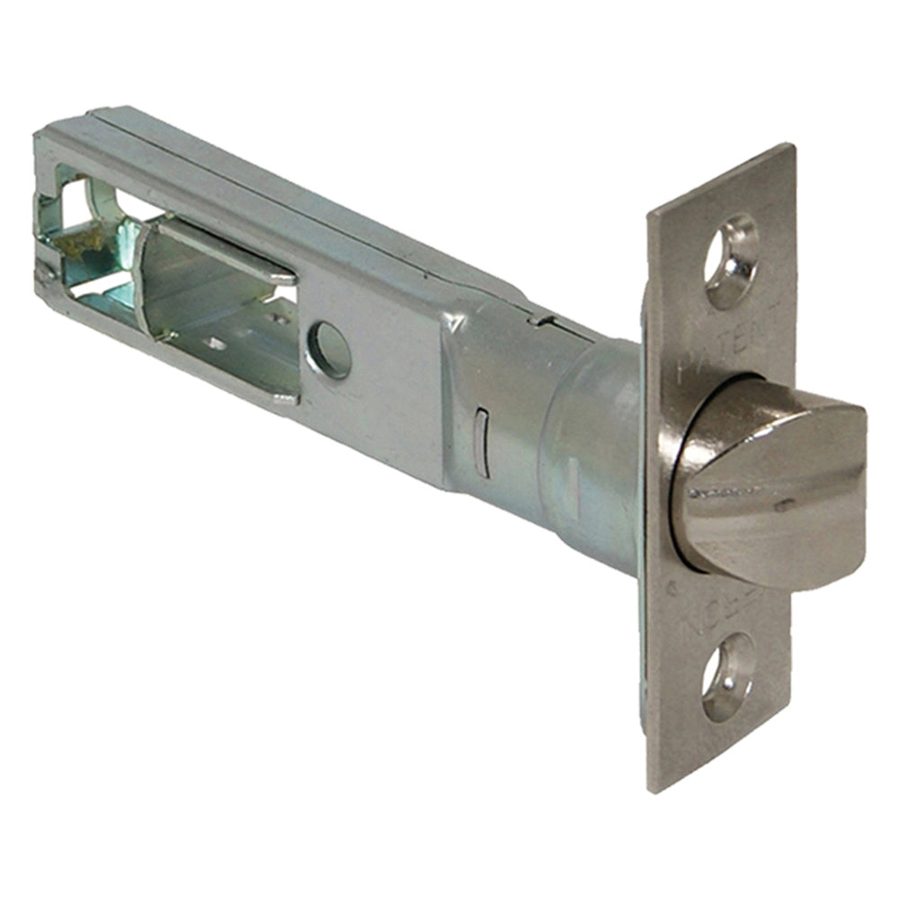 SCROCCO TUBOLARE PER SERRATURA PREMI/APRI 'NOVA' E 60 mm - frontale ottone nichel.  - MERONI