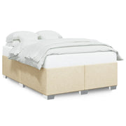 Letto matrimoniale | Letto per adulti | Giroletto senza Materasso Crema 160x200 cm in Tessuto