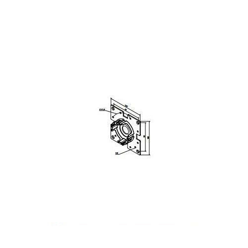 SUPPORTO COMPATTO A 45° CON FLANGIA 100X100 PER ERA M Ø 45 MM NICE 535.10027