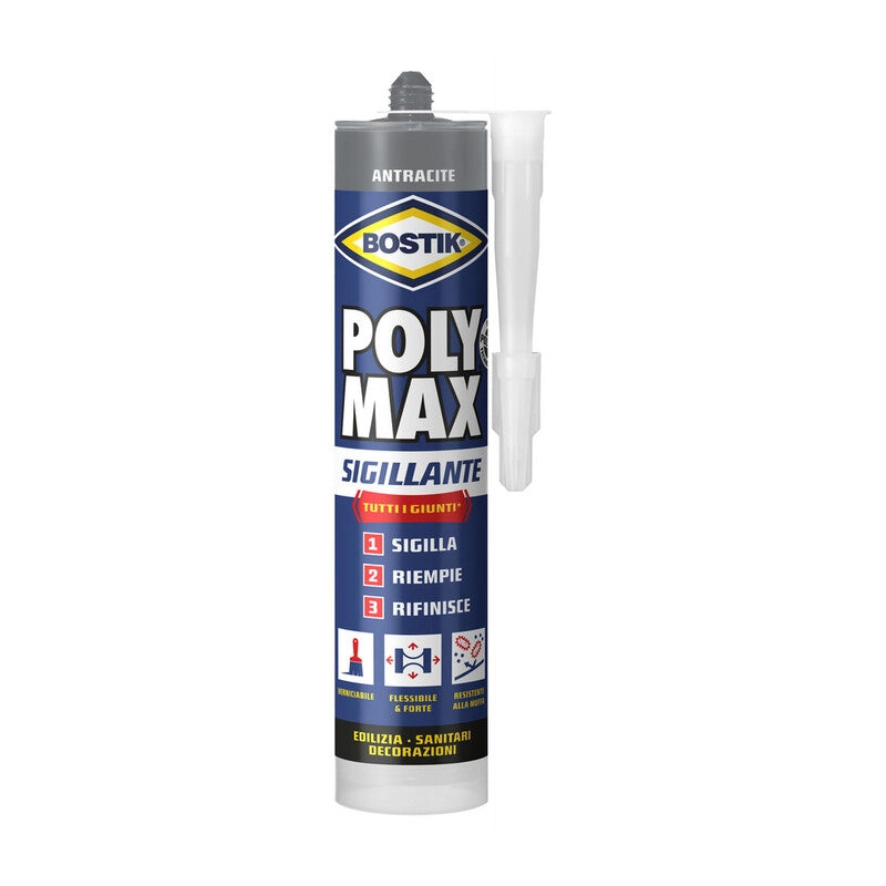 BOSTIK POLYMAX SIGILLANTE 280 ML ANTRACITE CART