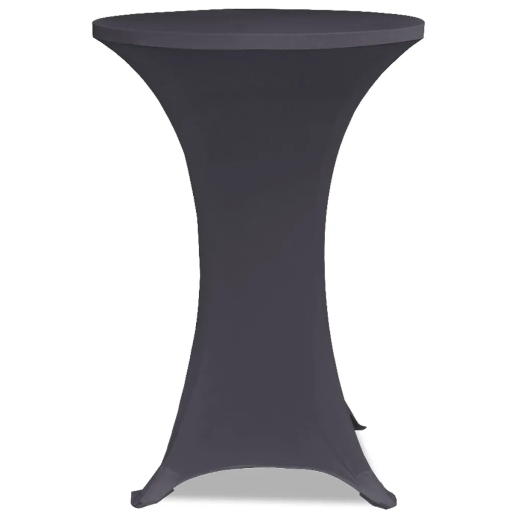 Copertura Elastica per Tavolo 70 cm Antracite 2 pz 131429