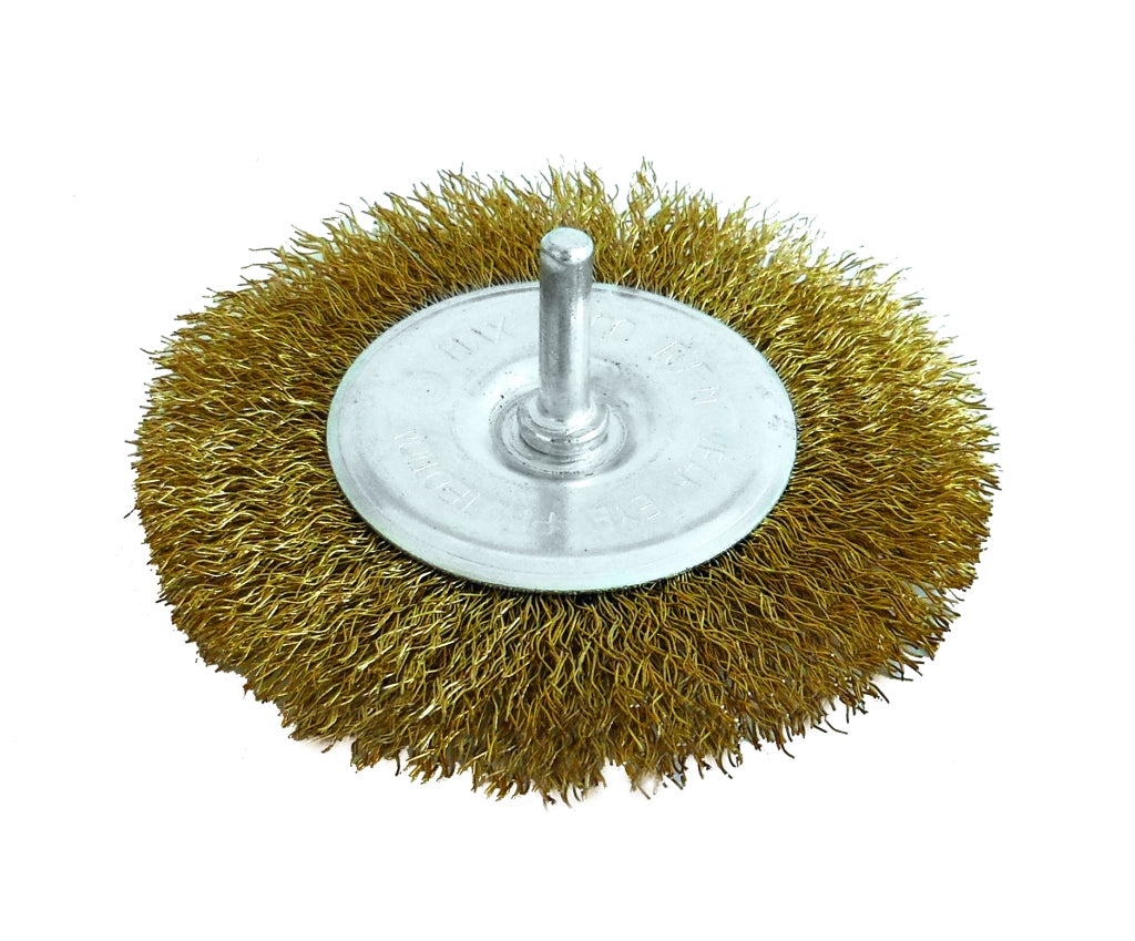 Utilia SPAZZOLA CIRCOLARE gambo mm.6  Ø mm. 75 10.00 pz