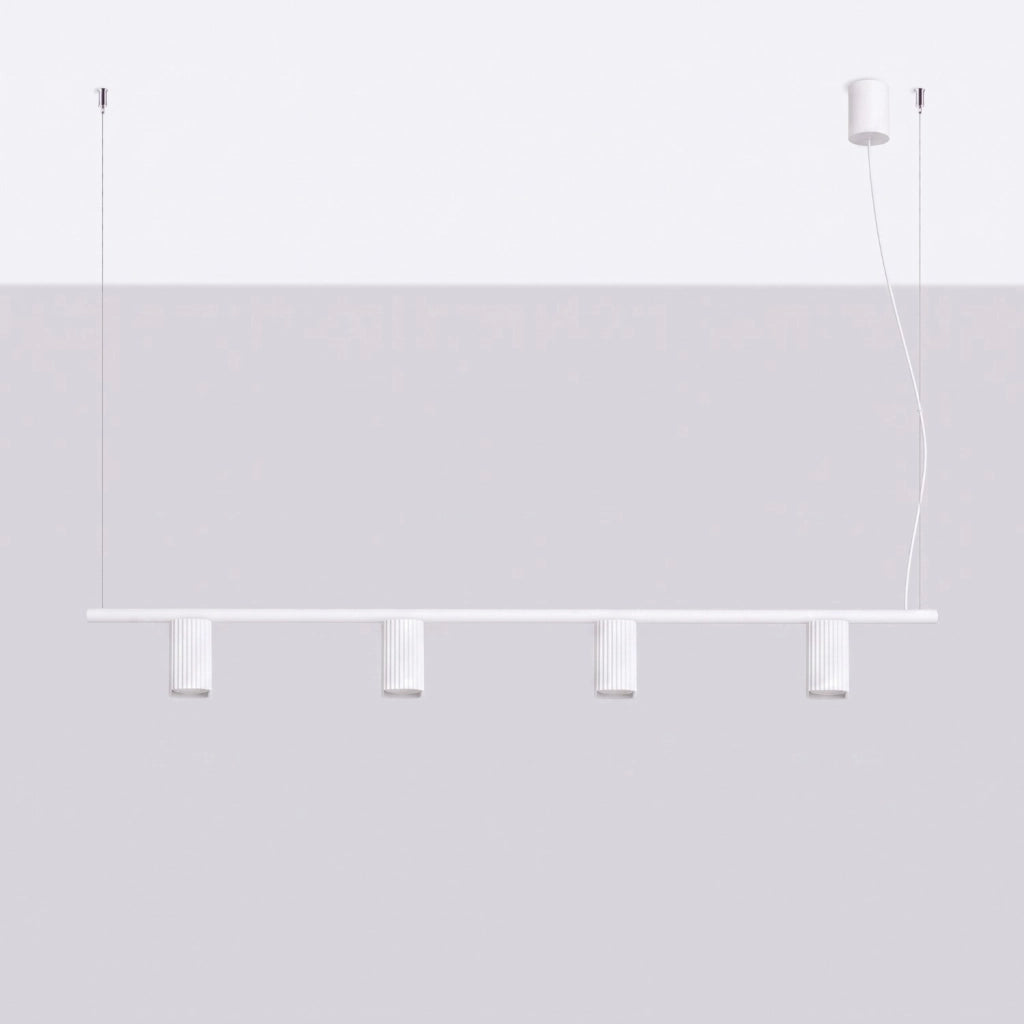Lampadario RAYO 4 bianco