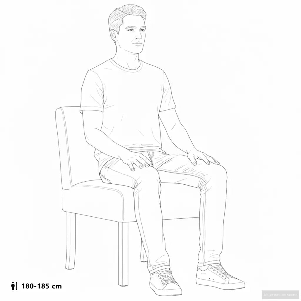 Fauteuil sans accoudoirs gris clair tissu
