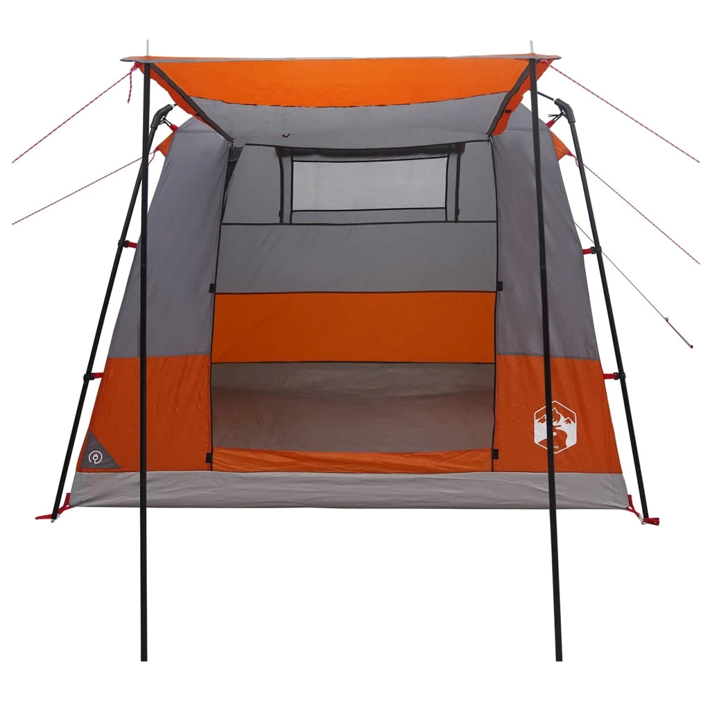 Tenda Party 4 persona Grigio e arancione 42017447