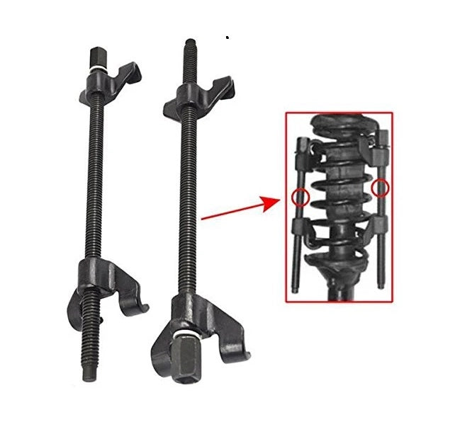 COMPRESSORE MOLLE SMONTAGGIO AMMORTIZZATORI 36 CM 360MM SMONTA COMPRIMI DOPPIO