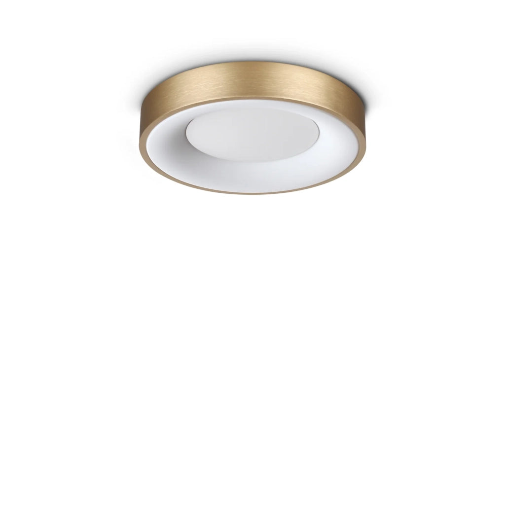 Plafoniera Collezione PLANET LED 15W Luce Naturale 4000K Ottone Ideal Lux