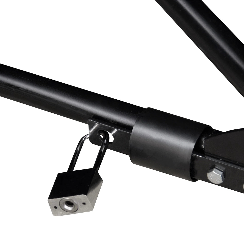 Tenda Moto Media Nero Impermeabile Oxford 600D Garage Portatile in Acciaio