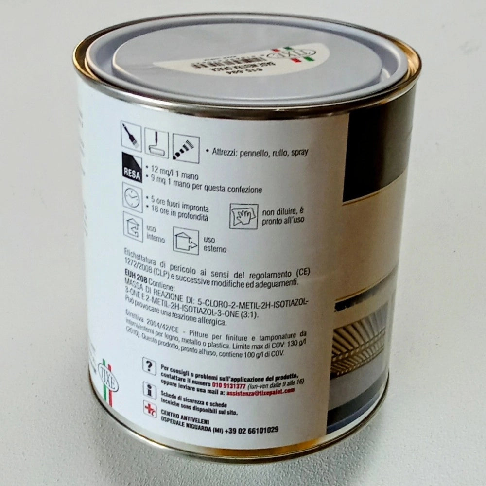 Royaltix 750ml, tutti i ral serie 6000, smalto all' acqua vernice diretta su lamiera, acciaio e alluminio, brillantezza