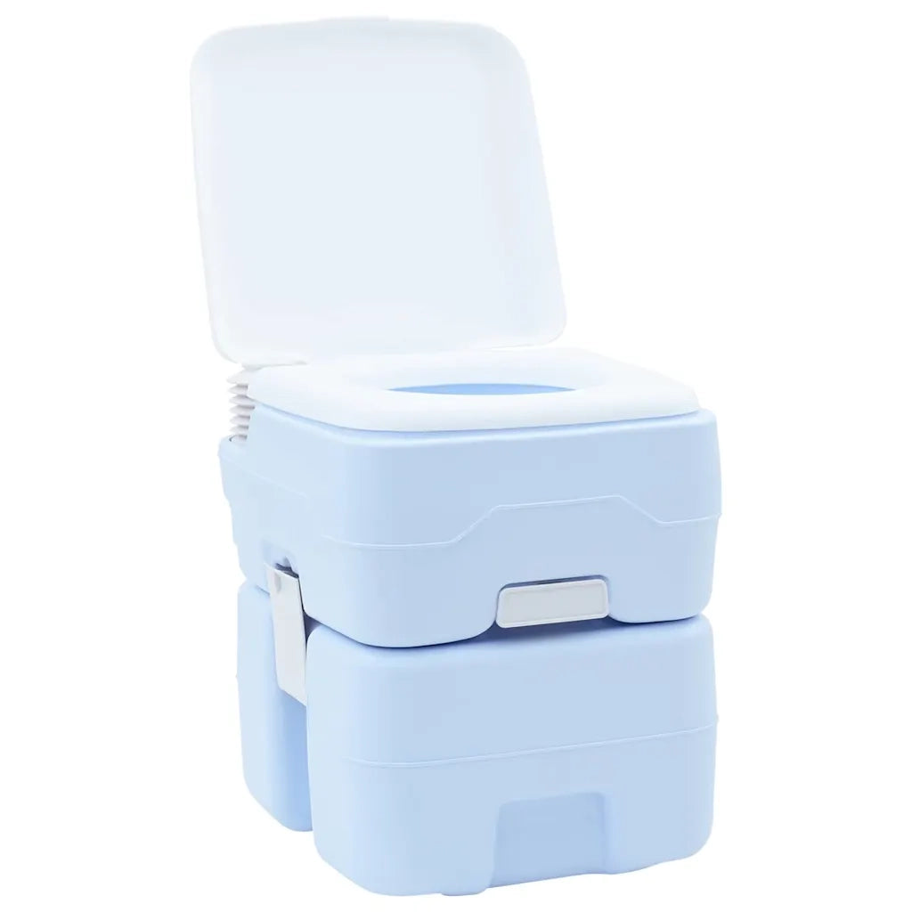 Toilette da Campeggio Azzurro Chiaro e Bianco Polietilene CFW1243620