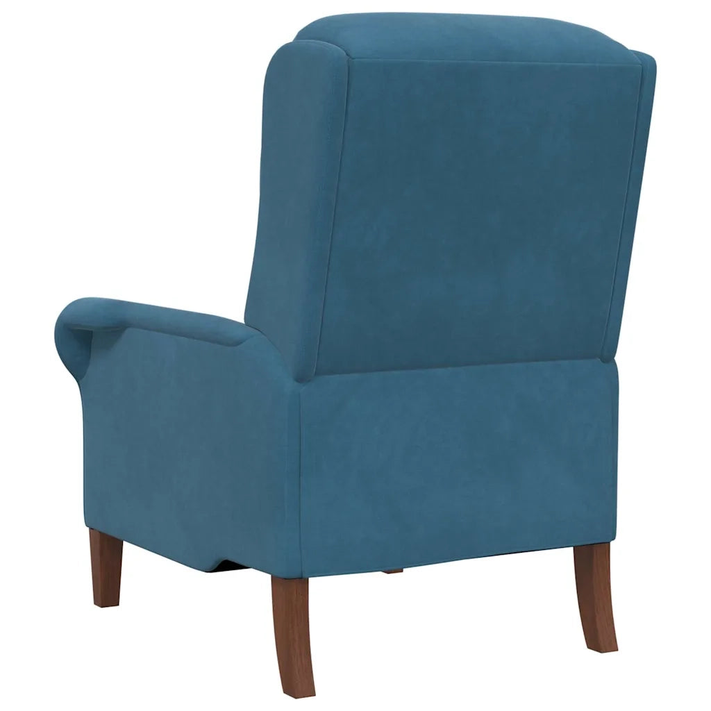 poltrona Blu 76 x 94 x 102 cm Velluto