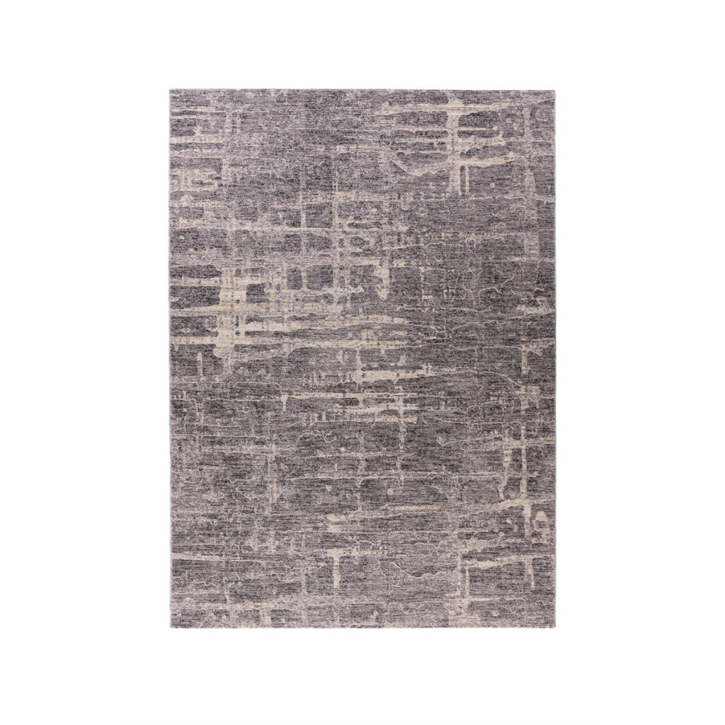 Tappeto di design artistico Jaka 325 crema e grigio