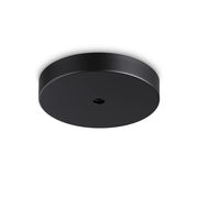 Parte Di Ricambio Mapa Vetro Fumè Finitura Nero Diametro 28 Cm Ideal Lux