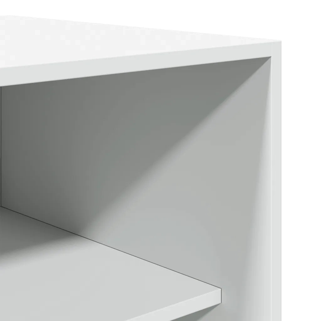 Armadio Bianco 80x50x200 cm in Legno Multistrato