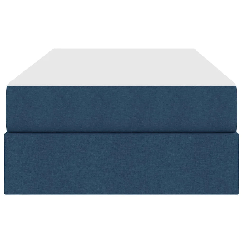 Letto con contenitore e materasso Blu 90 x 200 cm Poliestere 3399639