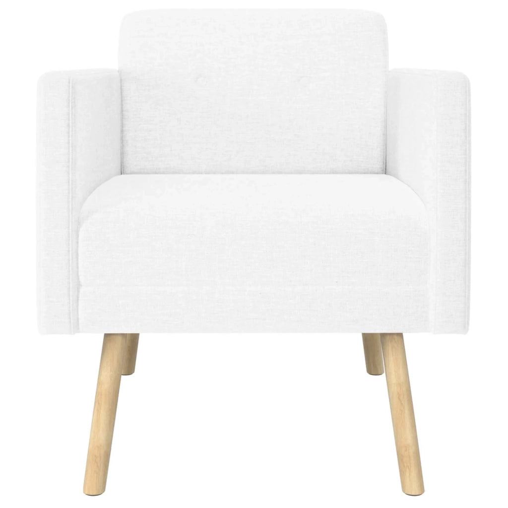 Sedia d'accento Bianco Tessuto 42044792