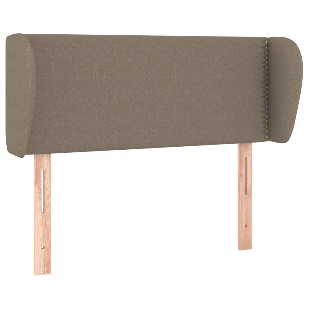 Testiera ad Orecchio-Testata con Orecchie Tortora 93x23x78/88 cm in Tessuto 763277