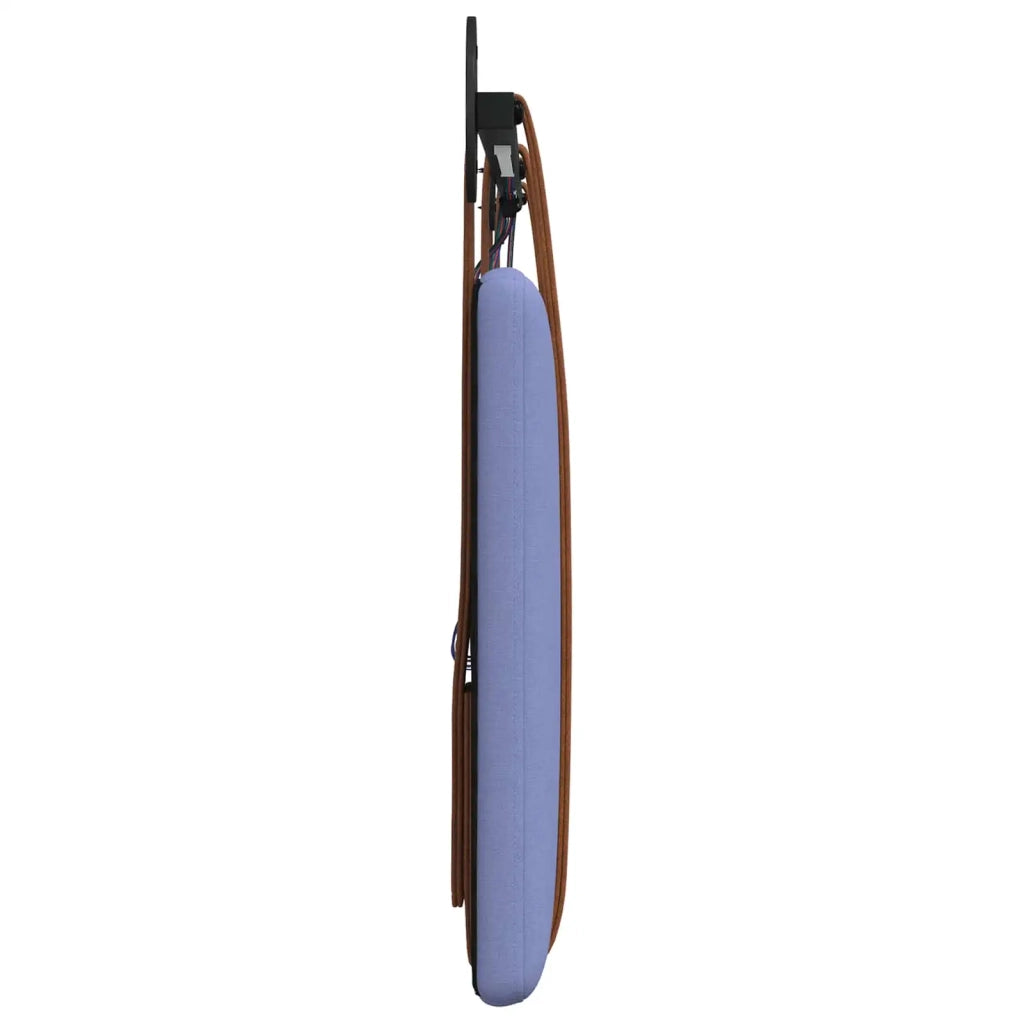 Testiera | Testata sospesa Con luce LED Blu jeans PU Antico