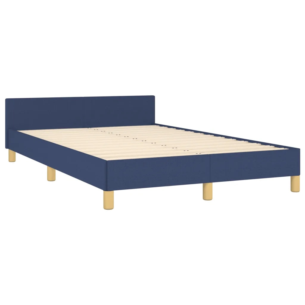 Giroletto senza Materasso Blu 120x190 cm in Tessuto