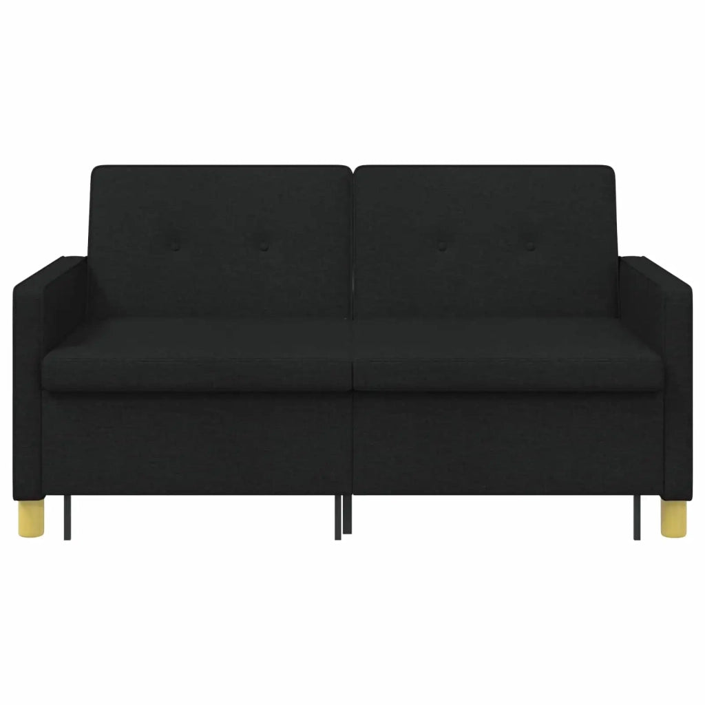 Divano Letto Estraibile Nero Tessuto 42033340