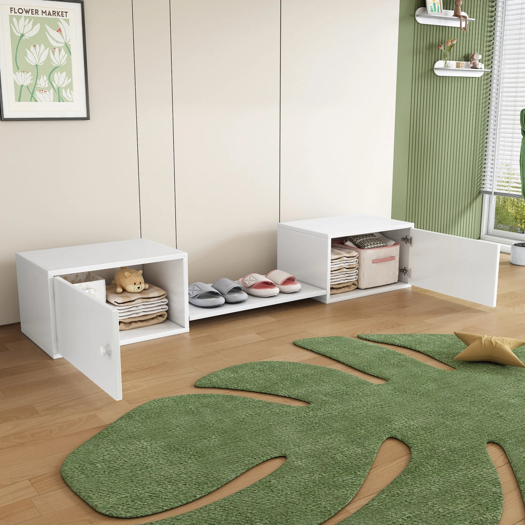Scarpiera ¨C Minimal ¨C Bianca 189x40x34.5cm