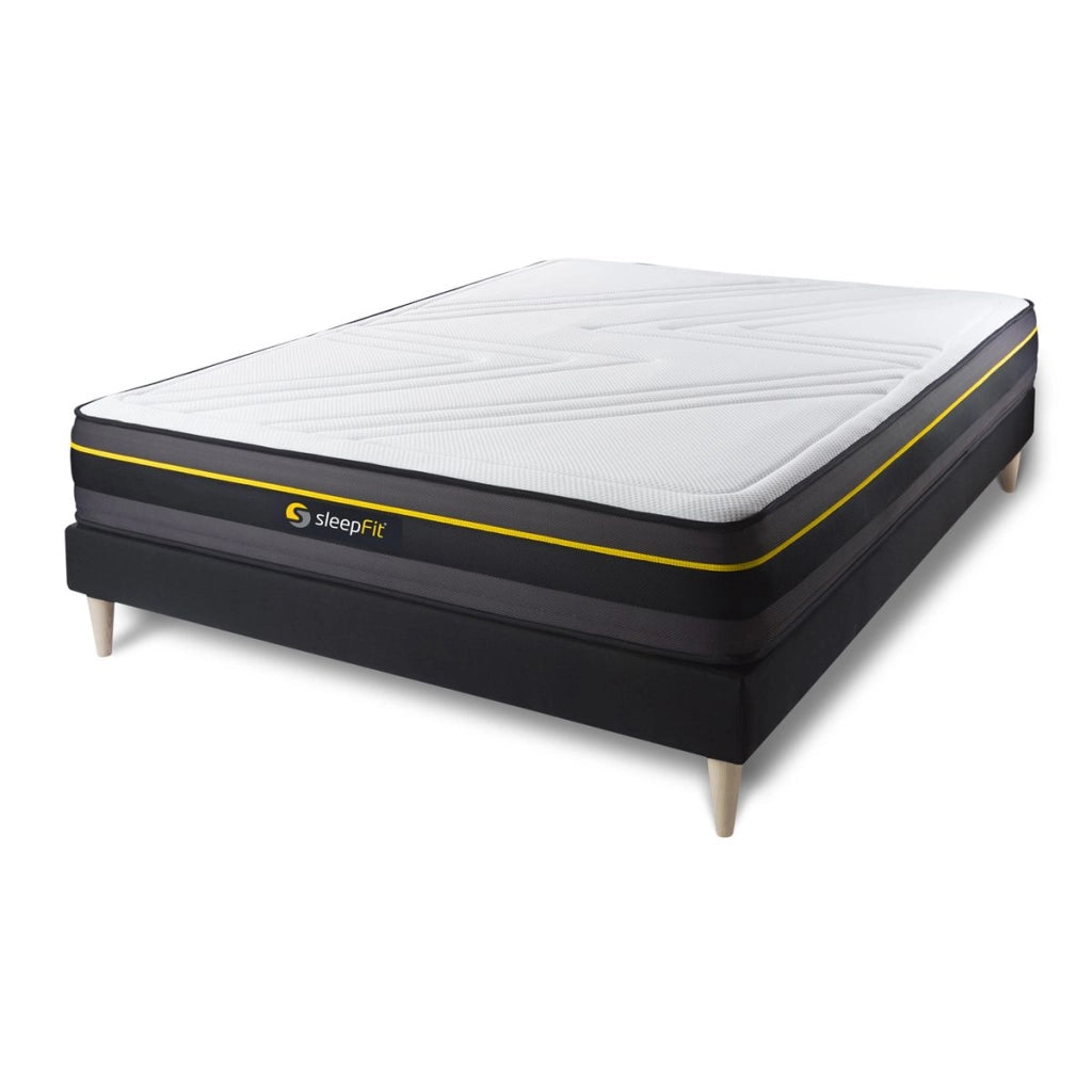 Kit rete e materasso matrimoniale ACTIVE 150x195cm - Spessore : 24cm - memory foam - rigido