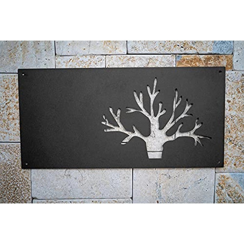 Pannello in Lamiera Baum Cm 60 × 30 Sp. 1,5 Mm Nero Tecnokit