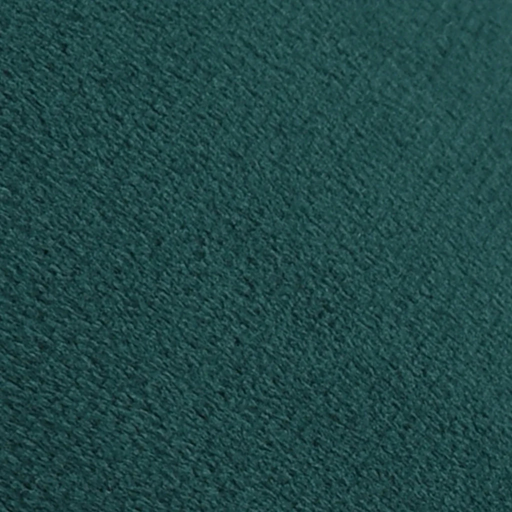 Sgabello Verde Scuro e Oro in Velluto 28 x 36 cm 249832