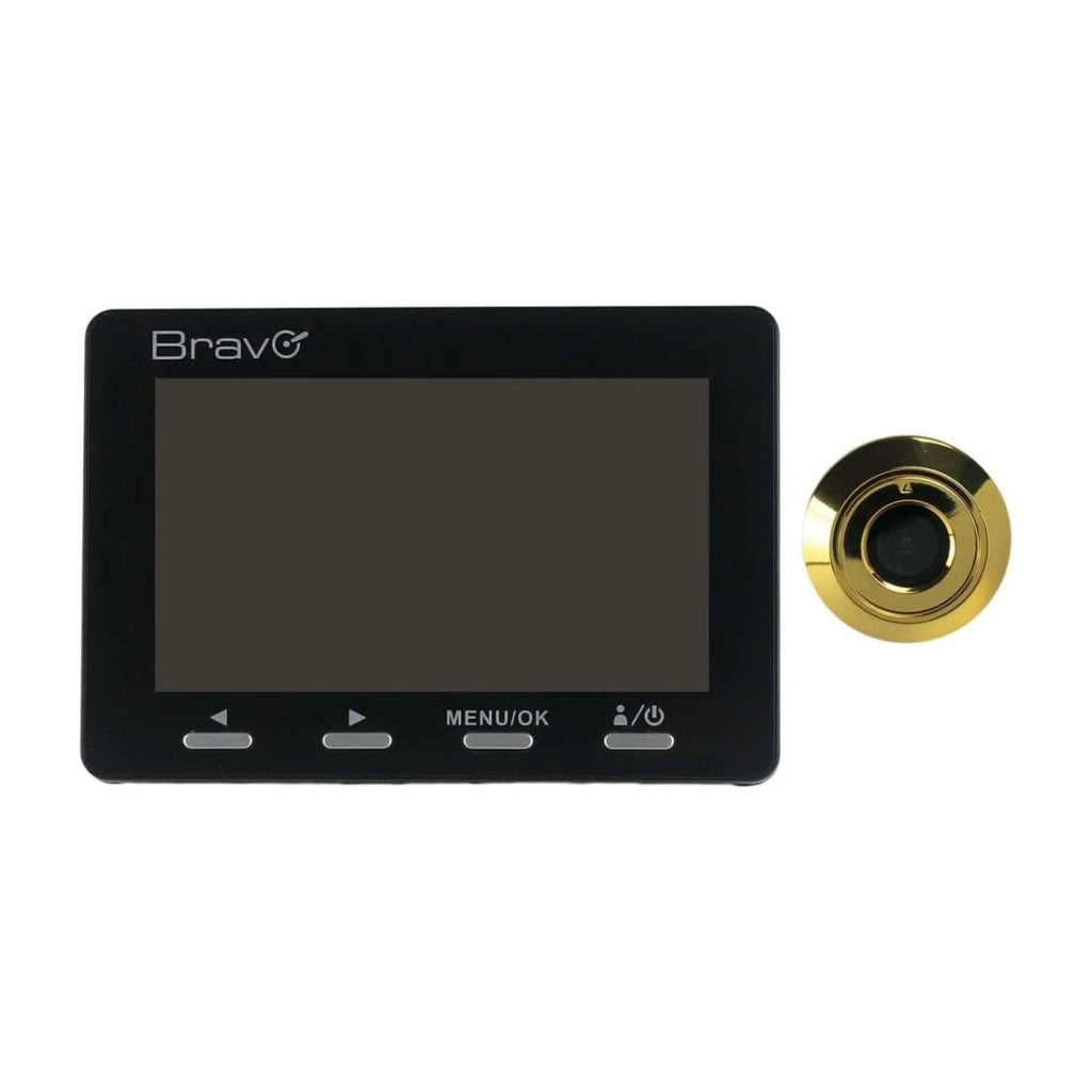 Spioncino Elettronico Maxi Sottocchio Bravo Oro con Schermo Lcd 4,3 mm