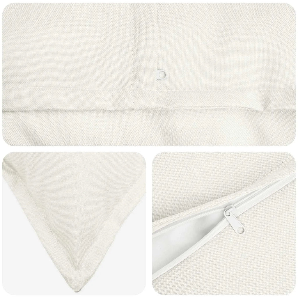 Cuscino con cuscino HOUTEN 2 pz Bianco Lino 933838