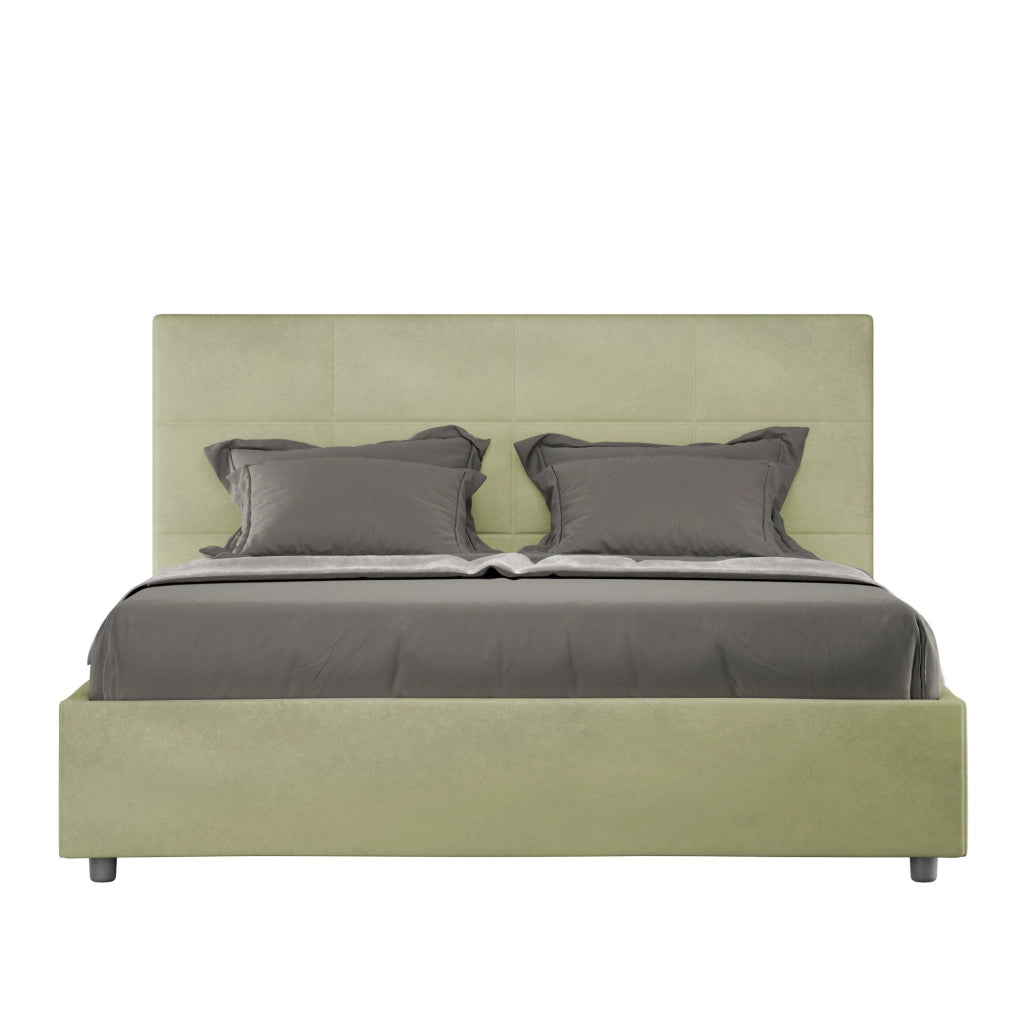 Letto Matrimoniale Francese 140x210 cm Senza Rete Mika Tè verde