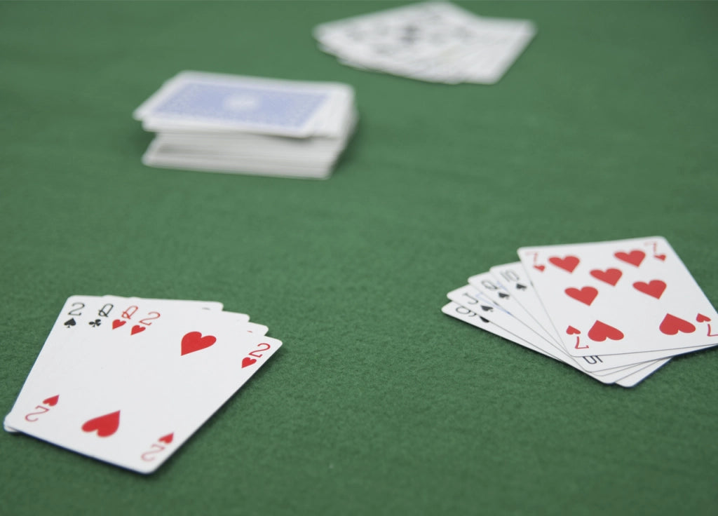 Copritavolo Sotto Tovaglia Verde Panno Carte Poker Tappeto Giochi Da Tavolo - diam. 135cm - Poker