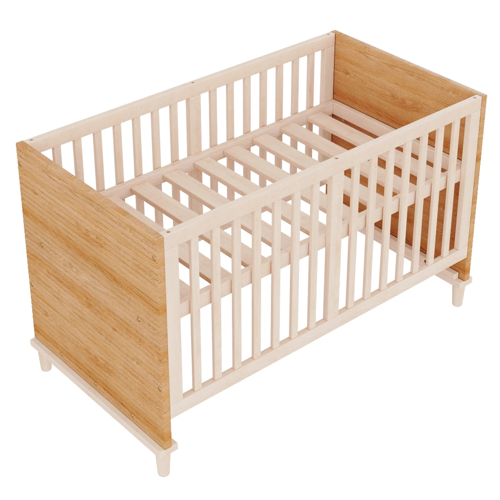 Letto per bambini ¨C Minimal ¨C Legno di pino, colore legno naturale, 70x140x87 cm, senza materasso