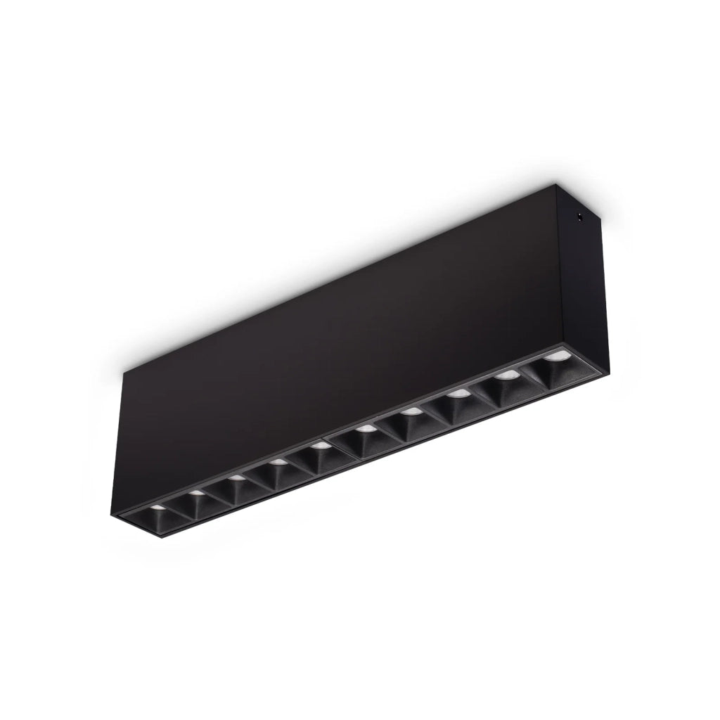 Plafoniera Lika LED 21W luce naturale 4000K nero dimmerabile Ideal Lux