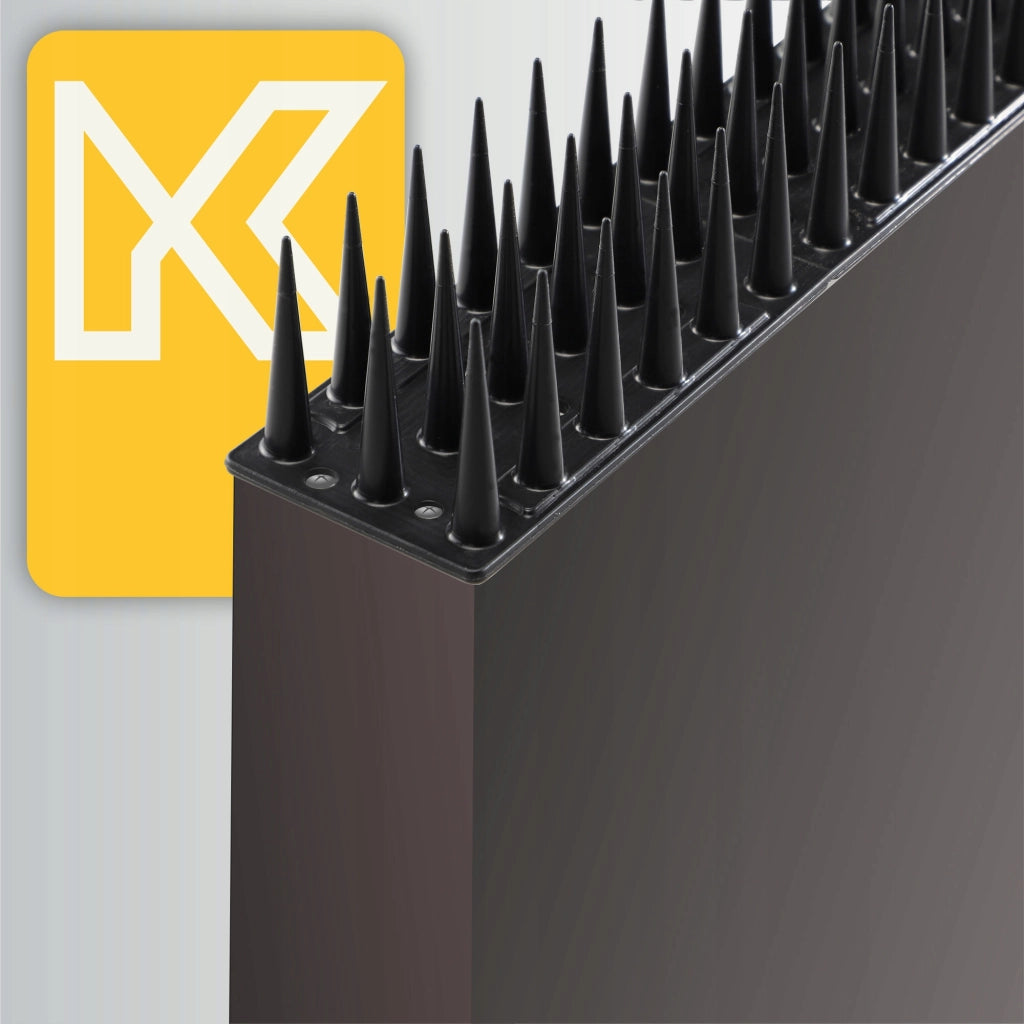 KADAX Punte dissuasive per uccelli e piccioni, striscia di plastica resistente e densa da 51 cm.