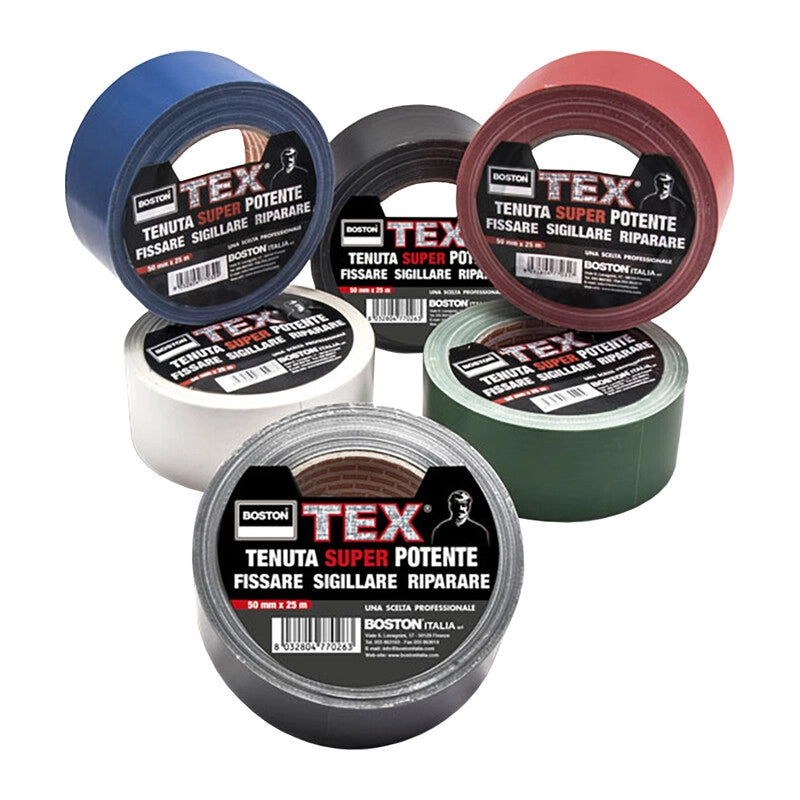 NASTRO ADESIVO TEX MM 50X25M ARGENTO