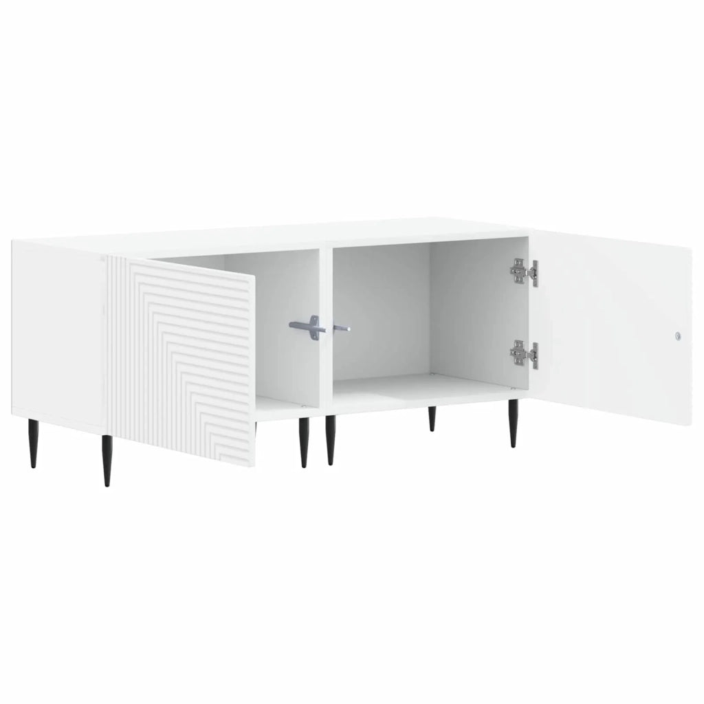 Mobile TV Bianco Legno ingegnerizzato 896895