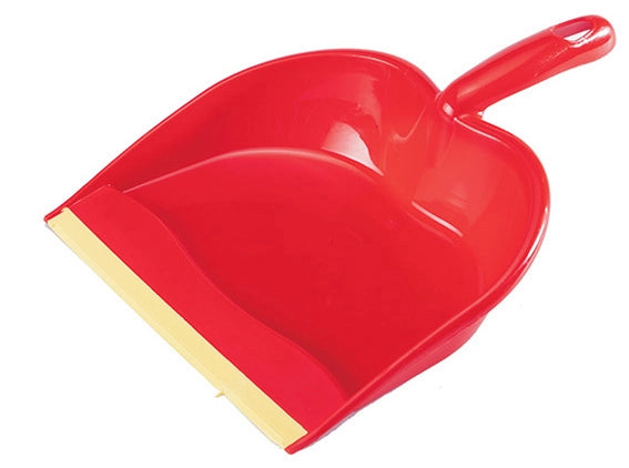 PALETTA PER IMMONDIZIA EXTRA CON GOMMINO- BRONZO- 24,0 pz