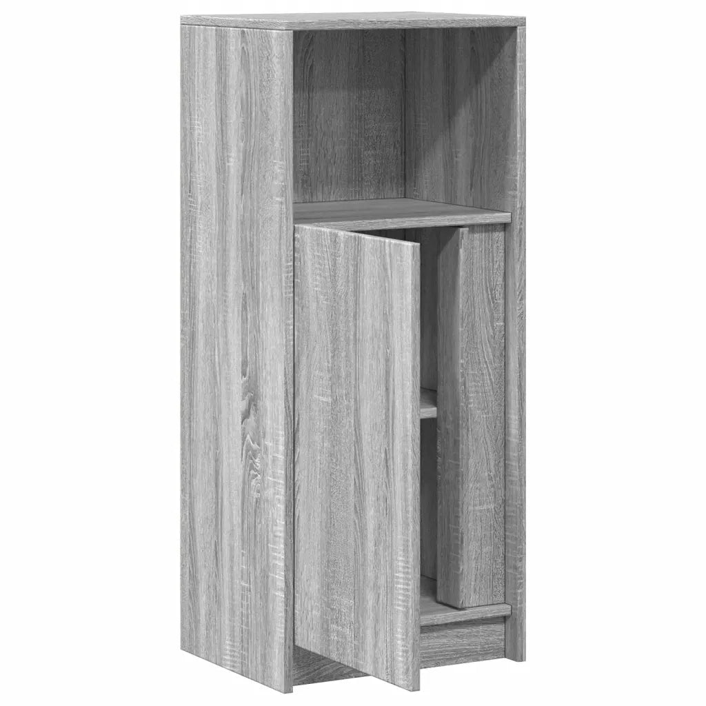 Credenza con LED Grigio Sonoma 42,5x34x100 cm Legno Multistrato 852157