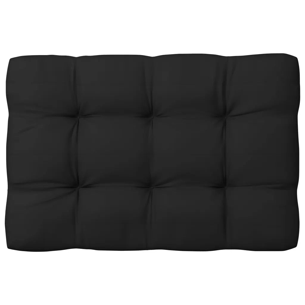 Cuscini per Divano su Pallet 7 pz Neri 314595