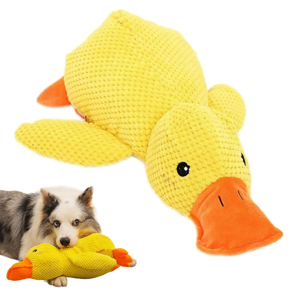 Giocattolo per cani a forma di anatra con squeaker