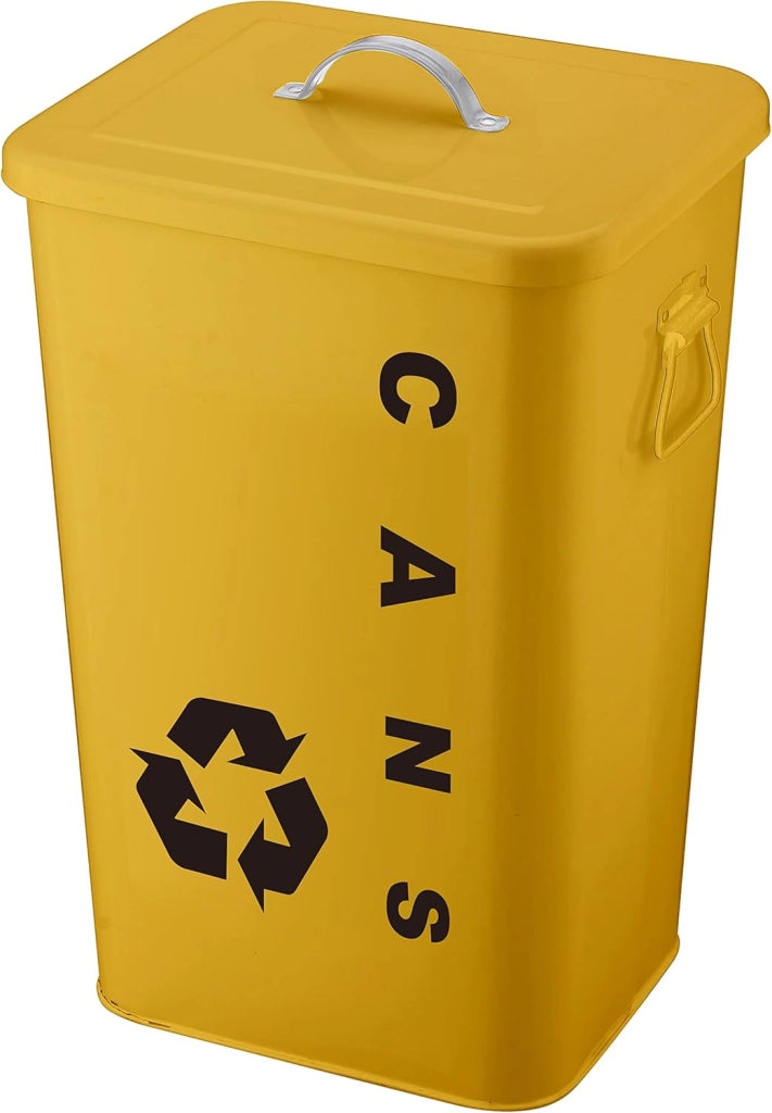 Bidone cans in acciaio capacit… 26 lt giallo